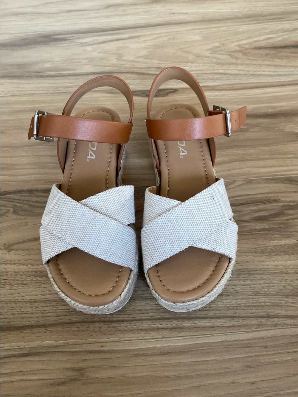 SODA Platform Wedge Sandals